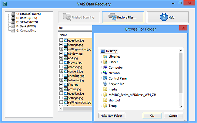 Recover Deleted Files