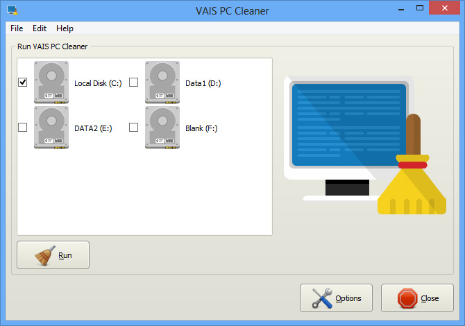 VAIS PC Cleaner Screenshot
